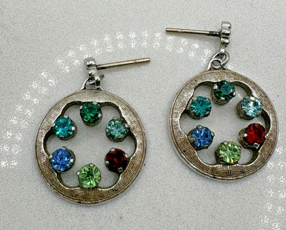 Anson Sterling Silver 925 Pierced Earrings .75